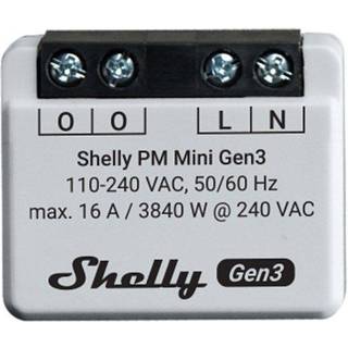Shelly PM Mini (GEN 3) - WiFI effektmåler uden relæ (230VAC)