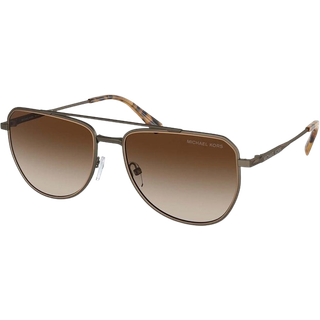Michael Kors Mand MK1155 WHISTLER 100113 Solbriller Metal Grå Brun Pilot Normal Skygge