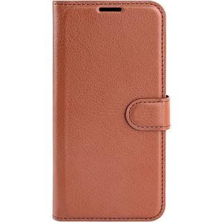 EIDERWOOD Oppo A79 (5G) Litchi Læder Flip Cover m. Pung & Ståfunktion - Brun