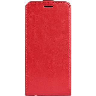 EIDERWOOD Xiaomi 14 Ultra Vertikalt Læder Flip Cover m. Kortholder - Rød
