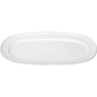 KOPPEL Serveringsfad, ovalt, i hvidt porcelæn, Georg Jensen, Porcelæn