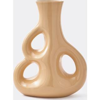 POLSPOTTEN Vases - 'Three Ears' vase, large, beige in BEIGE Ceramic