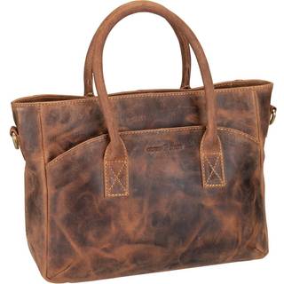 Shopper Leder 36x23cm "Vintage" antikbraun | Greenburry 1537-25