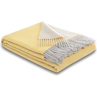 Luksus cashmere plaid fra BIEDERLACK - YELLOW/CREME