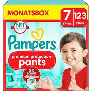 Pampers Premium Protection Pants str. 7 (17+ kg) månedsboks