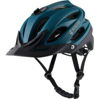 Bosoar Mountain Bike MTB Helmet voksen cykelhjelm med kamerabeslag og aftageligt visir til m?nd Kvinder ungdom