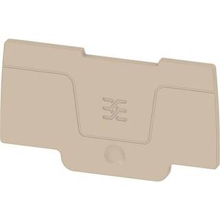 Weidmüller Endeplade for snap in s2c 4 beige