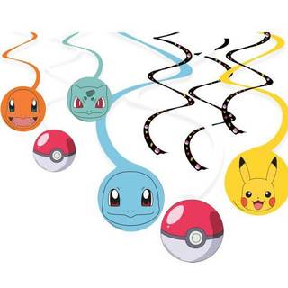 Pokemon spiraler, 6 stk.