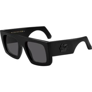 ETRO Unisex ETROSCREEN 807/IR Solbriller Plast Sort Grå Firkantet Normal