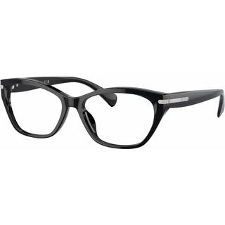 Ralph Lauren Kvinde RA7161U 5001 Optiske stel Acetat Sort Transparent Pillow Normal