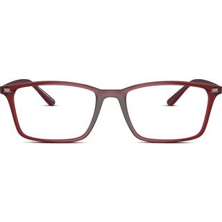 Emporio Armani EA3237 6109 55 Briller Mænd Krystalklar - Transparent Bright Burgundy - 55mm