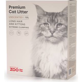Premium Kattegrus Uden Parfume Til Langhårede Og Killinger - 10 L