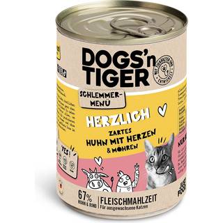 Dogs'n Tiger Hjerteligt kylling med hjerter 72.38 DKK/1 kg (6 x 400.0g)