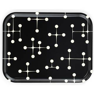 Vitra - Classic Tray Dot Pattern Large Reverse Dark - Serveringsbakker - Charles & Ray Eames - Træ