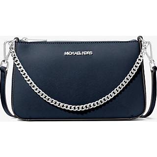 MK Jet Set Medium Saffiano Leather Crossbody Bag - Blue - Michael Kors - ONE SIZE