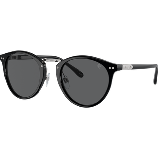 Ralph Lauren Mand RL8223 THE QUINCY 5001B1 Solbriller Acetat Sort Grå Pantos Normal