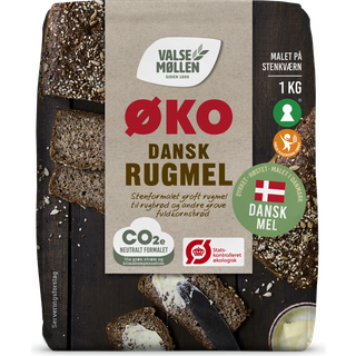 Økologisk Rugmel, 1kg