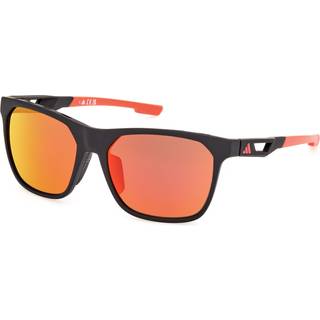 Adidas Sport Unisex SP0091 02L Solbriller Injiceret Sort Brun Firkantet Normal