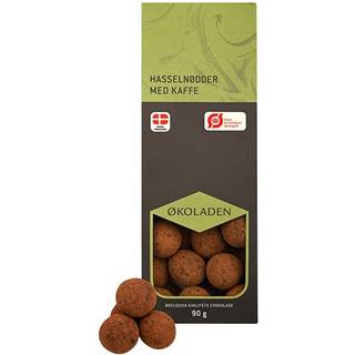 Hasselnødder m. kaffe Økologisk - 90 gram