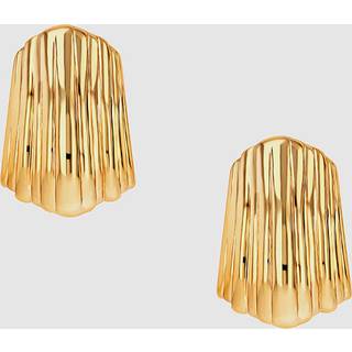 Ribbed Earrings - Gold One
