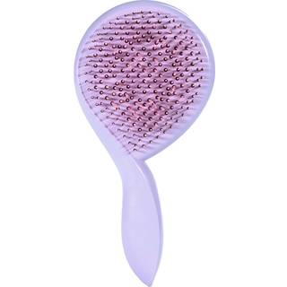 Den pige duftende detangler børste slik æble tyk og krøllet hår - lilla -lyserød af Michel Mercier for kvinder - 1 pc hårbørste