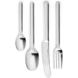 Nordic Kitchen Bestiksæt, Mat Stål, 16 Dele