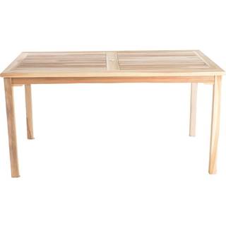 Havebord i massiv teak - 90 x 150 cm