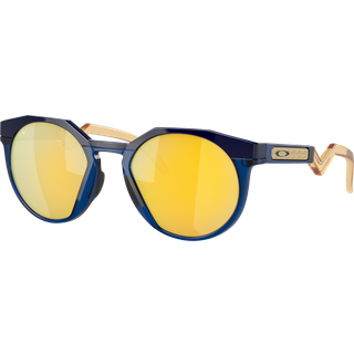 Oakley Mand OO9242 HSTN 924211 Solbriller O_matter Blå Guld Rund Polariseret Prizm