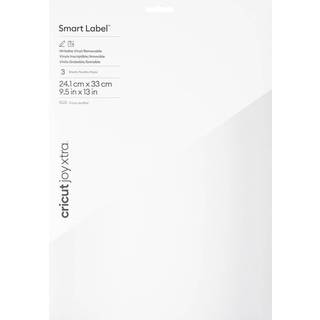 Cricut Joy Xtra Smart Label Skrivbar Vinyl Aftagelig - 3-pak