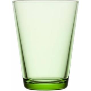 Iittala Kartio 40 Cl 2-pak Apple Green - Drikkeglas Glas Æblegrøn - 1008614