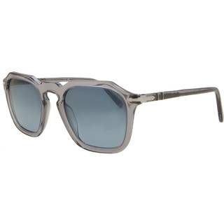 Persol Unisex PO3292S 309/Q8 Solbriller Acetat Grå Blå Firkantet Normal Skygge