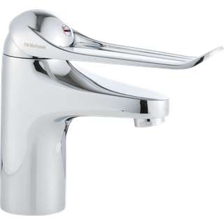 FMM 9000E håndvaskarmatur rehab Koldtstart, softclosing, 6 l/min, greb: 150 mm.