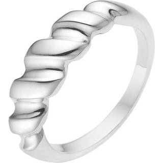 Lund Copenhagen ring i sølv med snoet top - Str. 52