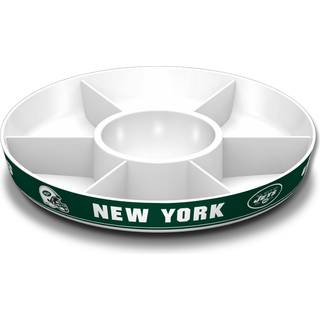 Fremont Die NFL New York Jets Party Fad 14.5 """" Diameter 14.5 """" Diameter Hvid/holdfarver