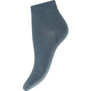 Conmé Strømper Viscose Rib - Blå
