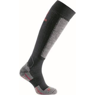 Seger Work Mid Wool High Sock - Black/Grey - Str 34/36
