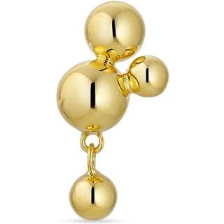 Jane Kønig - Atomic Stud With Pendant i forgyldt sølv