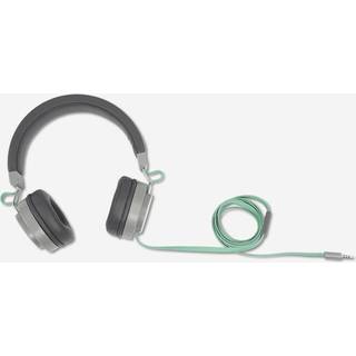 Grå Høretelefoner med jackstik og mikrofon