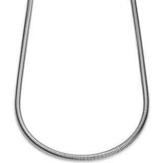 Essentials | 6 mm Sølvfarvet Snake Kæde Halskæde