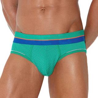 Code 22 Bright Mesh Brief - Green - X-Large
