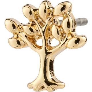 Pilgrim PHYLLIS single ørering guldbelagt