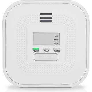 Alecto - Kuliltealarm med display og 10 års driftstid for batteri og sensor - COA4010