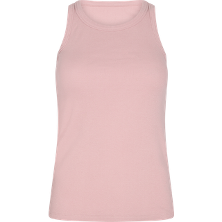 Freequent Top - FQHi Ribstrikket Rosa Str. M Freequent.dk