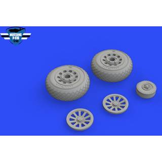 P-51B/C wheels diamond tread EDUARD