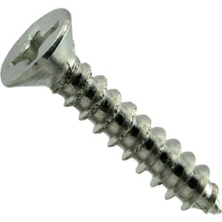 Sv?rtende fastg?relseselementer 014973292041 Phillips Flat Wood Screws 6 X 3/4 Piece-175