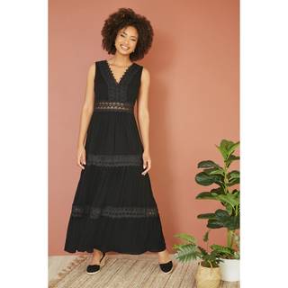 Yumi Lace Trim Sun KjoleMiddel