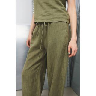 Noella Samira Linen Pants Khaki