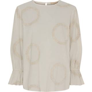 Marta Du Chateau dame bluse MdcVinter - Sabbia - S/M