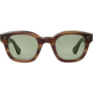 Garrett Leight CYPRUS SUN CHW/G15 47 Solbriller Mænd Brun - Cherry Wood Horn - 47mm