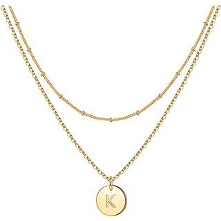 Iefwell Valentines Day Gaver til hende - Guldstart halskæder til kvinder guld halskæder til kvinder lagdelte guld halskæder til kvinder lagdelte